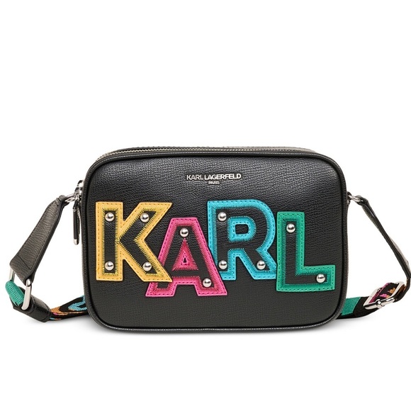 🩷💚NWT- KARL LAGERFELD PARIS MAYBELLE CROSSBODY BAG🩷💚 - Picture 3 of 12